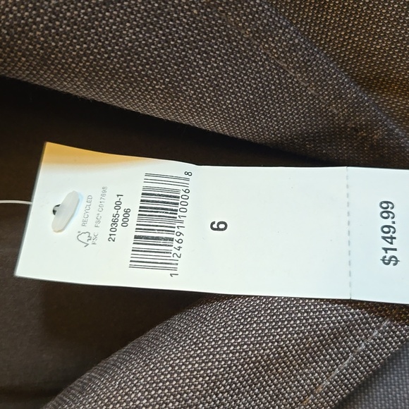 Banana Republic-Brown short light blazer Sz 6 NWT. - Picture 3 of 9